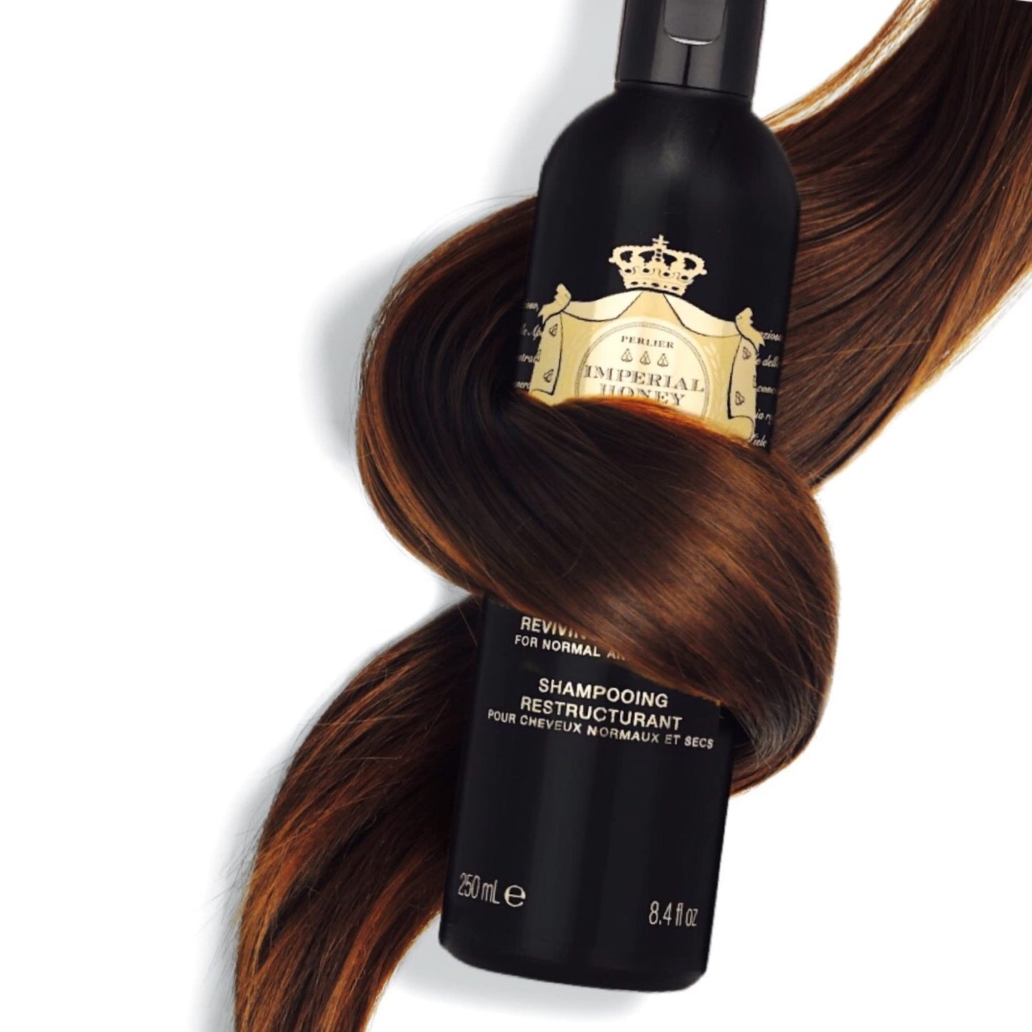 Perlier Imperial Honey Hydrating Shampoo - Luxurious Moisturizing Shampoo For Regular, Dry, Or Itchy Scalps, Help Curl And Shine Your Hair With Imperial Honey 8.4 Oz