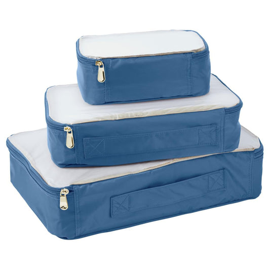 Samantha Brown 3-piece Packing Cubes (Bravo Blue), S7818-67-3C