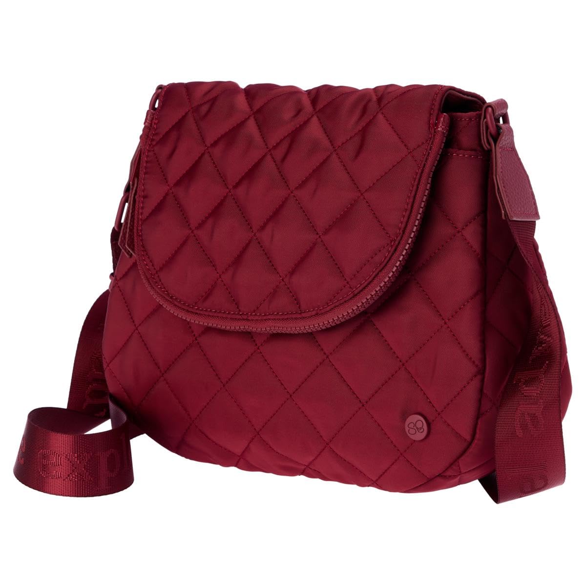 Samantha Brown To-Go Quilted Flap Saddle Crossbody