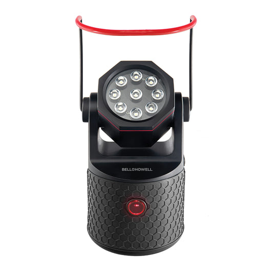 Bell+ Howell Bionic LED Work Light with Stand, Super Bright Rechargeable Portable LED Work Light, 1000 Lumen Camping Light, 50,000+ Hr. Lifespan