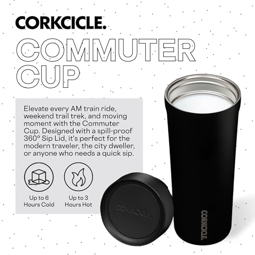 Corkcicle Commuter Cup Travel Mug with 360° Sip Lid