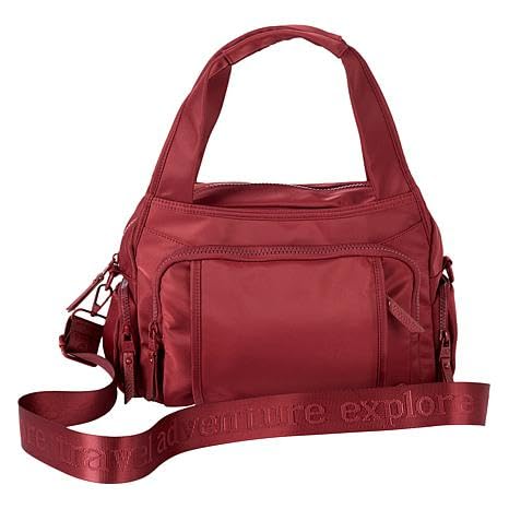 Samantha Brown To-Go Travel Hobo Bag with Removable Crossbody Strap