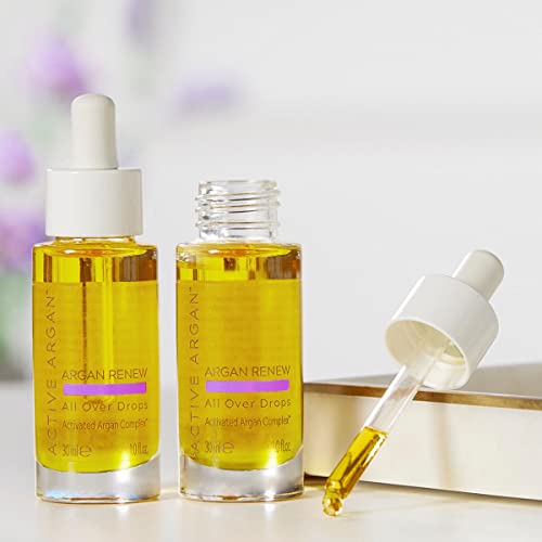 Active Argan All Over Drops for Face, Body and Hair (1 fl. oz.) Small, 1 Fl Oz