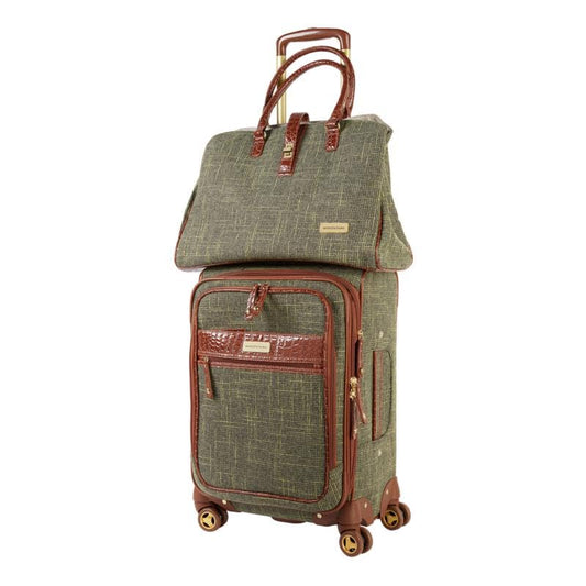 Samantha Brown Vintage 2-piece Tweed Luggage Set