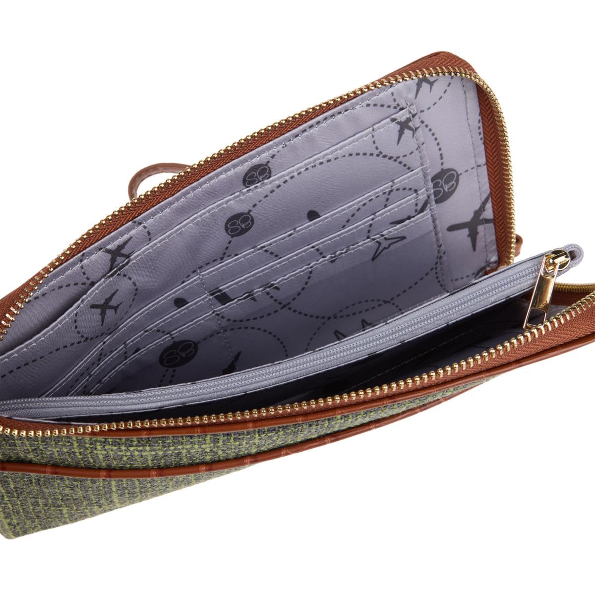 Samantha Brown To-Go RFID Tweed Travel Wallet