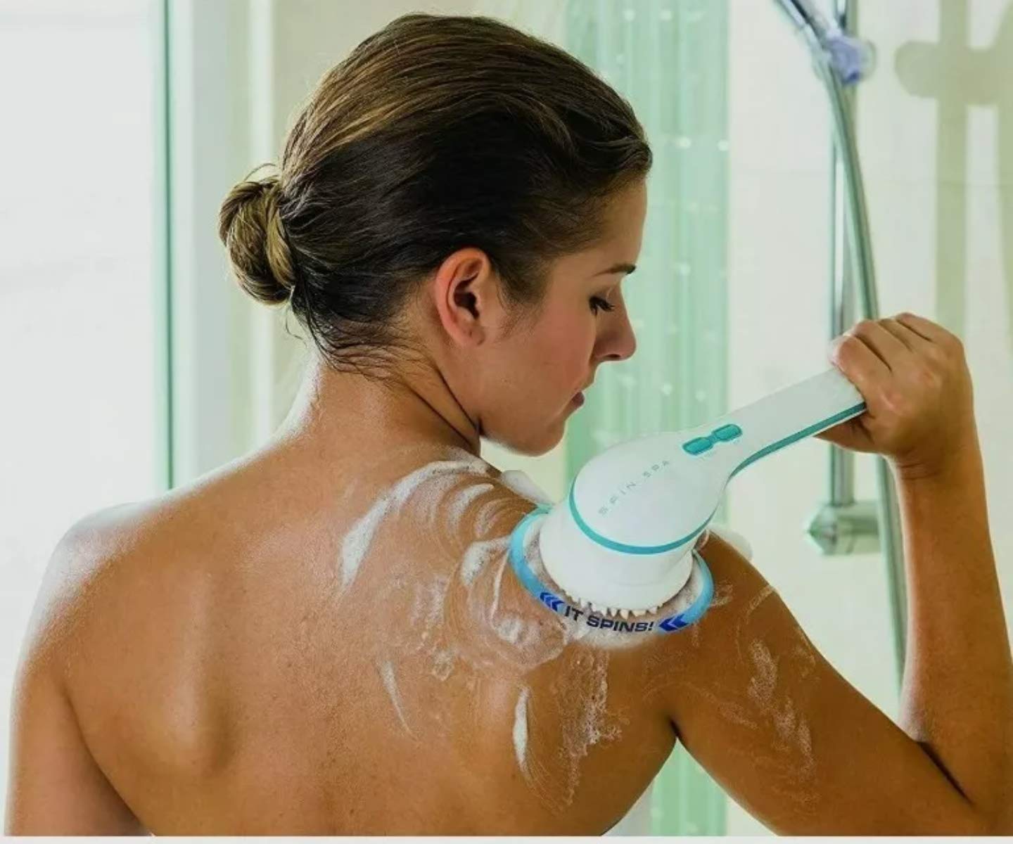 Spin Spa Body Brush Deluxe 10 pc Kit - Teal