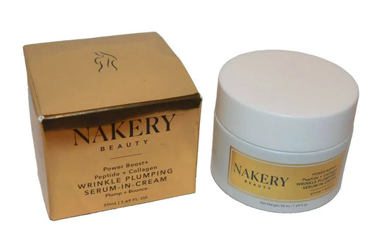Nakery Wrinkle Pumping Serum In Cream Power Boost Peptides Collagen 1.69oz New