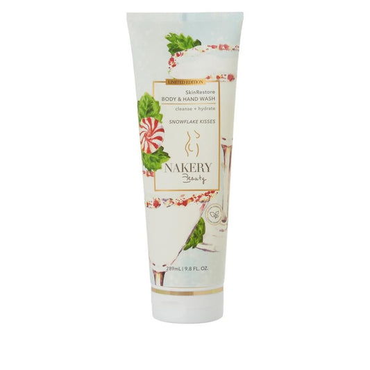 Nakery Beauty Snowflake Kisses SkinRestore Body & Hand Wash Cleanse+Hydrate 9.8