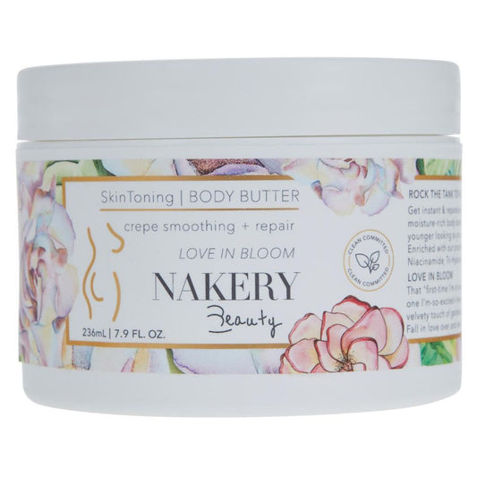 Nakery Beauty Love In Bloom, Dry Skin Toning Hydration Body Butter 7.9 fl oz.