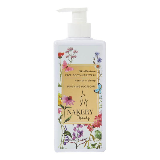 Nakery Beauty SkinRestore Face, Body & Hair Wash 11.8 fl oz- Choose Scent-