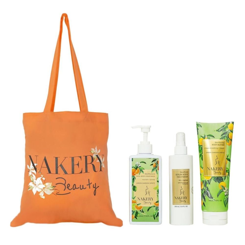 Nakery Beauty 4-piece Green Garden Spritz Collection