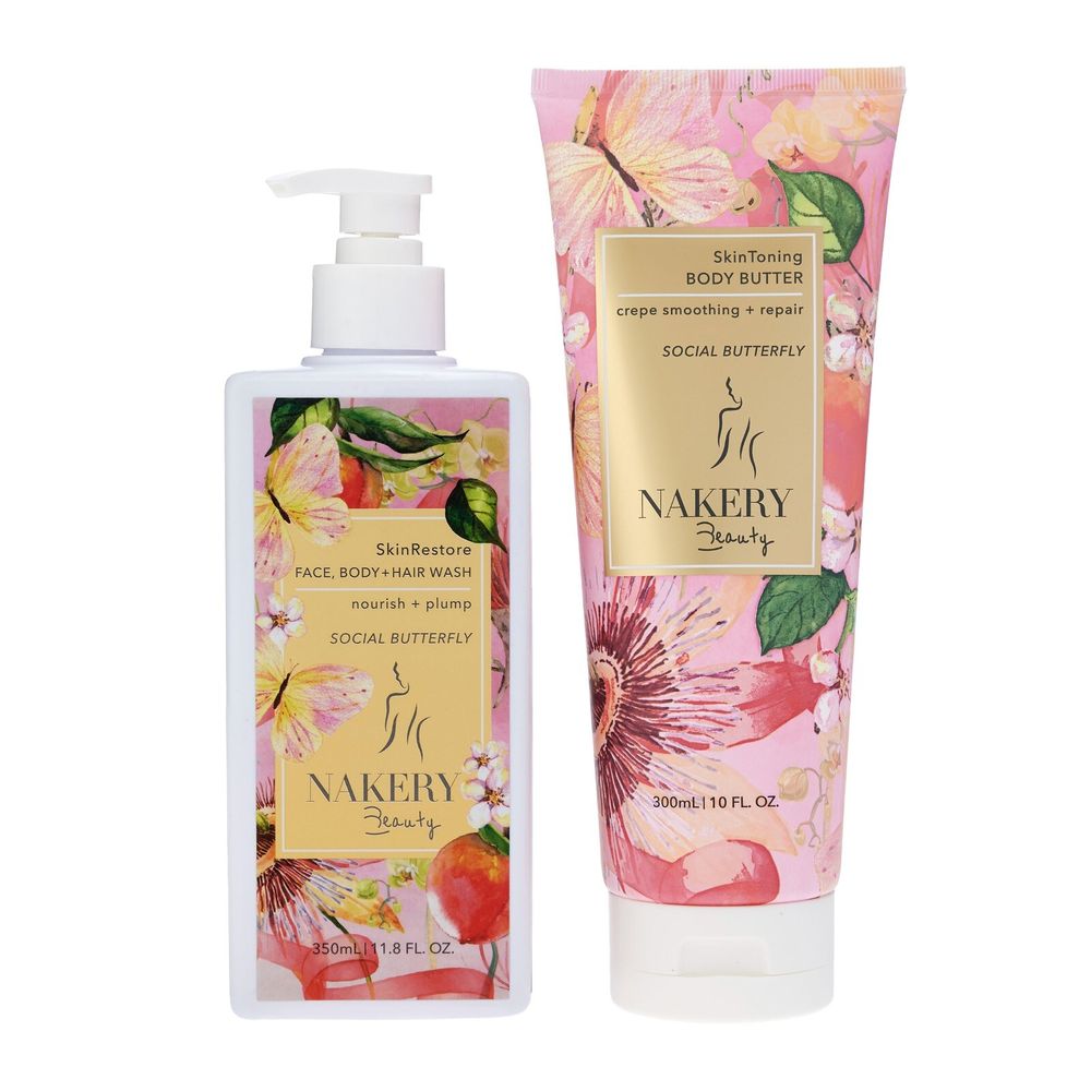 Nakery Beauty Body Butter & SkinRestore Wash- Choose Your Scent-
