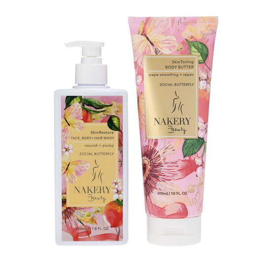 Nakery Beauty Body Butter & SkinRestore Wash- Choose Your Scent-
