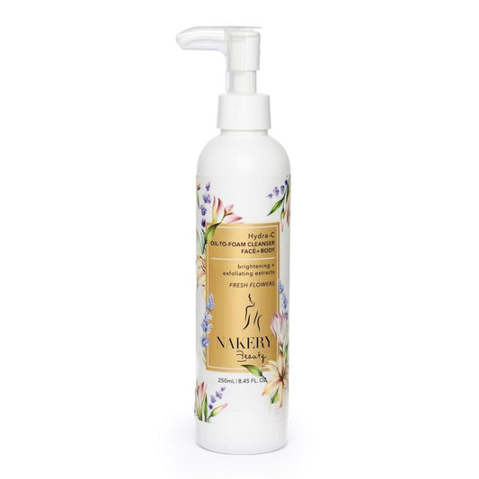 Nakery Beauty Hydra-C Oil-to-Foam Cleanser in Fresh Flowers