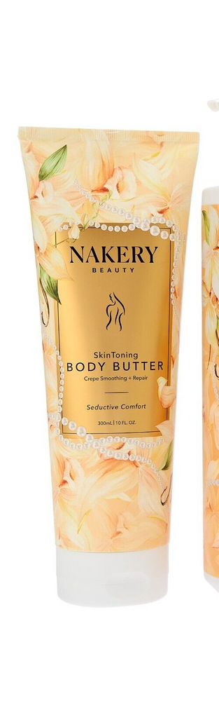 Nakery Beauty Seductive Comfort Skin Toning Body Butter 10oz Crepe Smoothing New