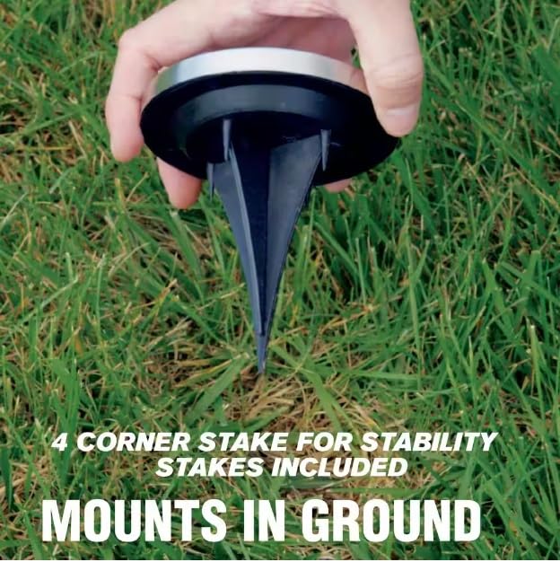 Generic Bell and Howell Mosaic Solar Disk Lights 6-Pack - Forest Green, 732=735