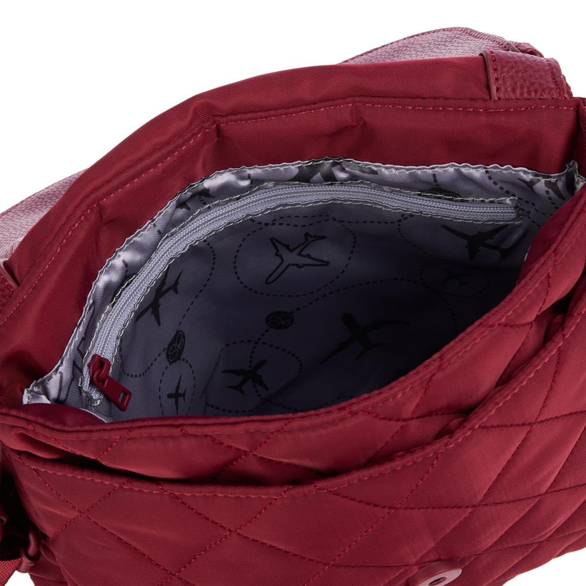 Samantha Brown To-Go Quilted Flap Saddle Crossbody