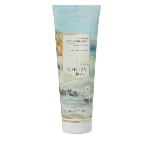 Nakery SkinRestore Body + Hand Wash | Ultra-Foaming | Reinvigorates the Skin | Sulfate-Free (Seaside Serenity)