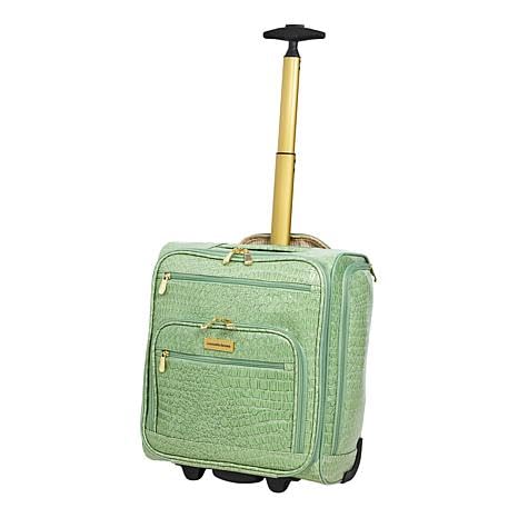 Samantha Brown 15" Underseater with Accessories - Durable croco-embossed PVC (Sage Green)