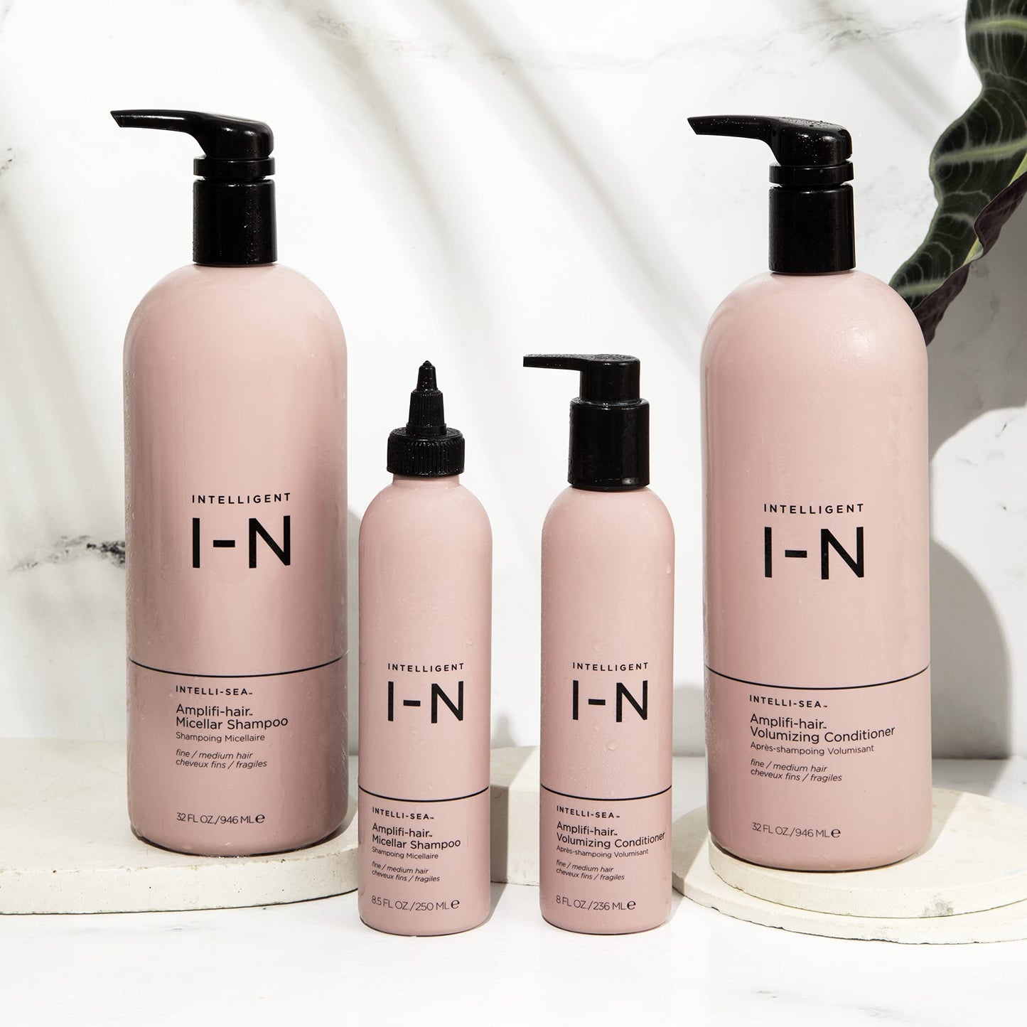 Intelligent Nutrients Amplifi-hair Volumizing Conditioner - Detangling and Strengthening Conditioner for Fine Hair - Weightless Vegan Conditioner for Instant Shine & Frizz Control (8 oz)
