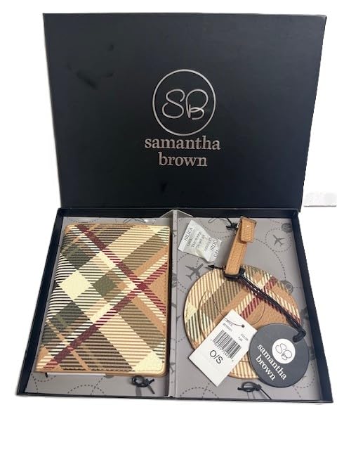 Samantha Brown to-go Passport Case and Luggage Tag Boxed Gift Set