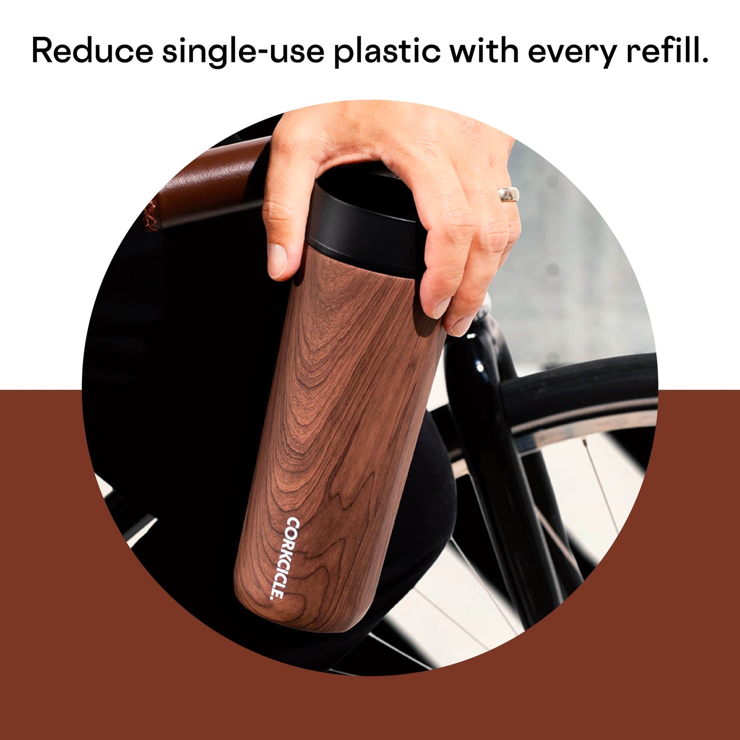 Corkcicle Commuter Cup Travel Mug with 360° Sip Lid