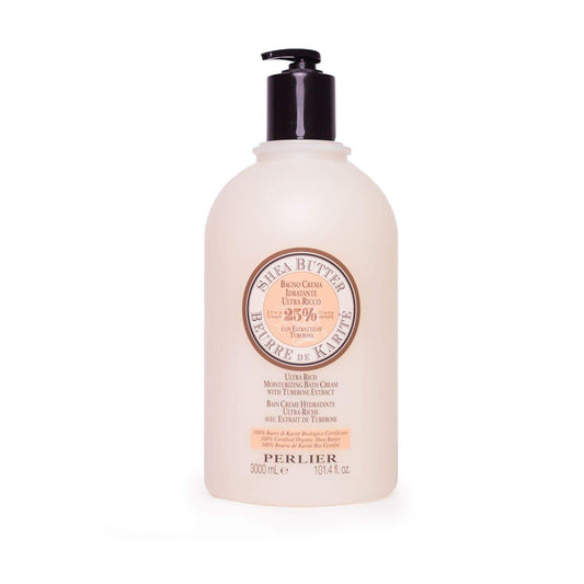 Perlier Shea Butter with Pure Bath & Shower Cream, 101.4 fl