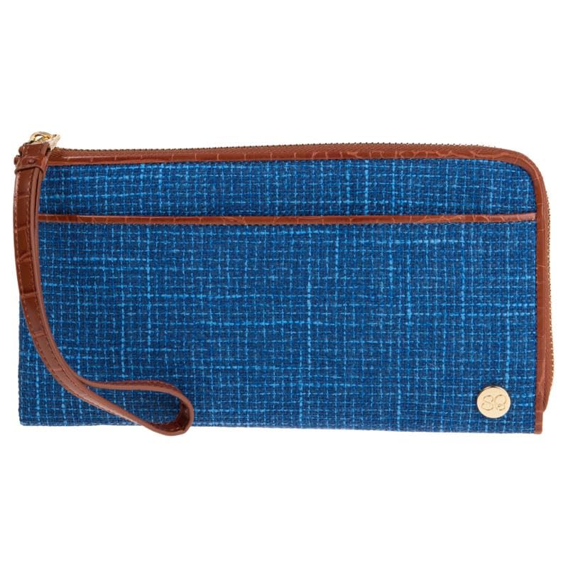 Samantha Brown To-Go RFID Tweed Travel Wallet