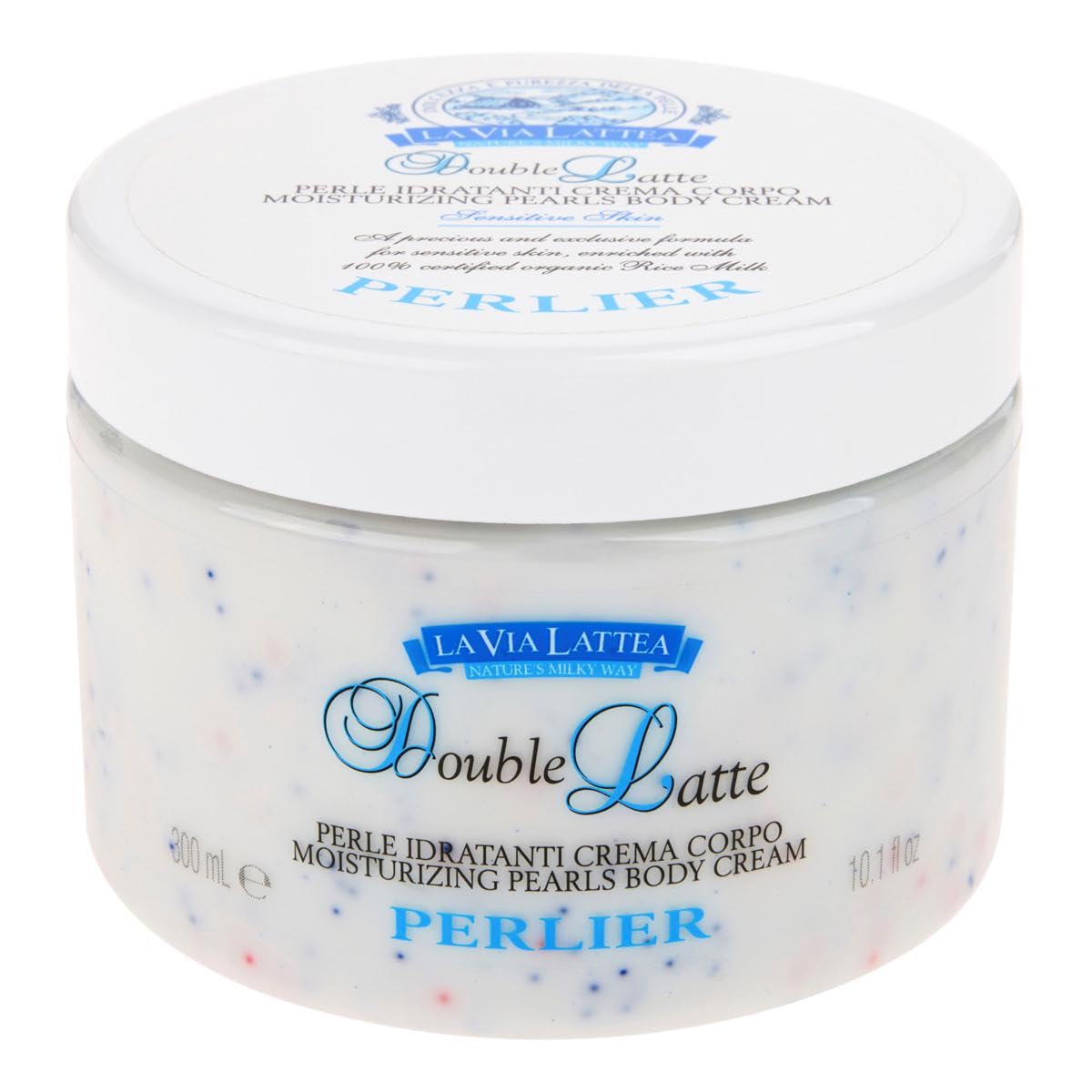 Perlier Double Latte Nourishing Pearl Body Cream 10.1 oz.