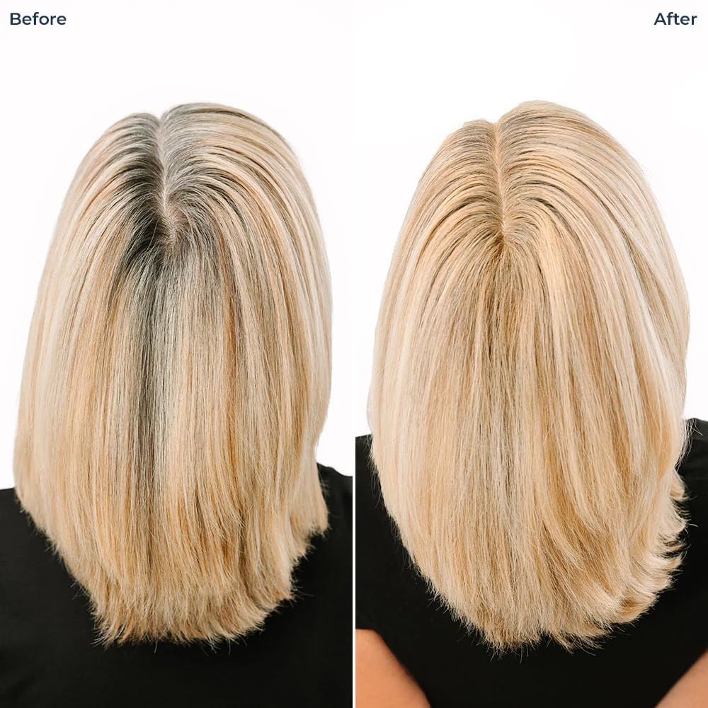 Color & Lift with Thickening Powder - Available in 10 Hair Colors - Root Cover Up - Temporary Hair Coloring Brush that Refreshes Hair
