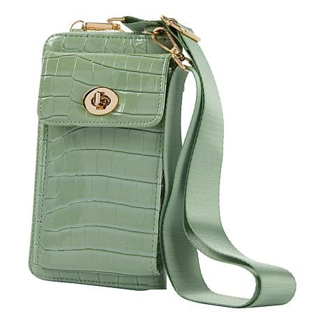 Samantha Brown To-Go Croco Phone Crossbody