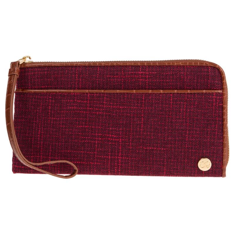 Samantha Brown To-Go RFID Tweed Travel Wallet