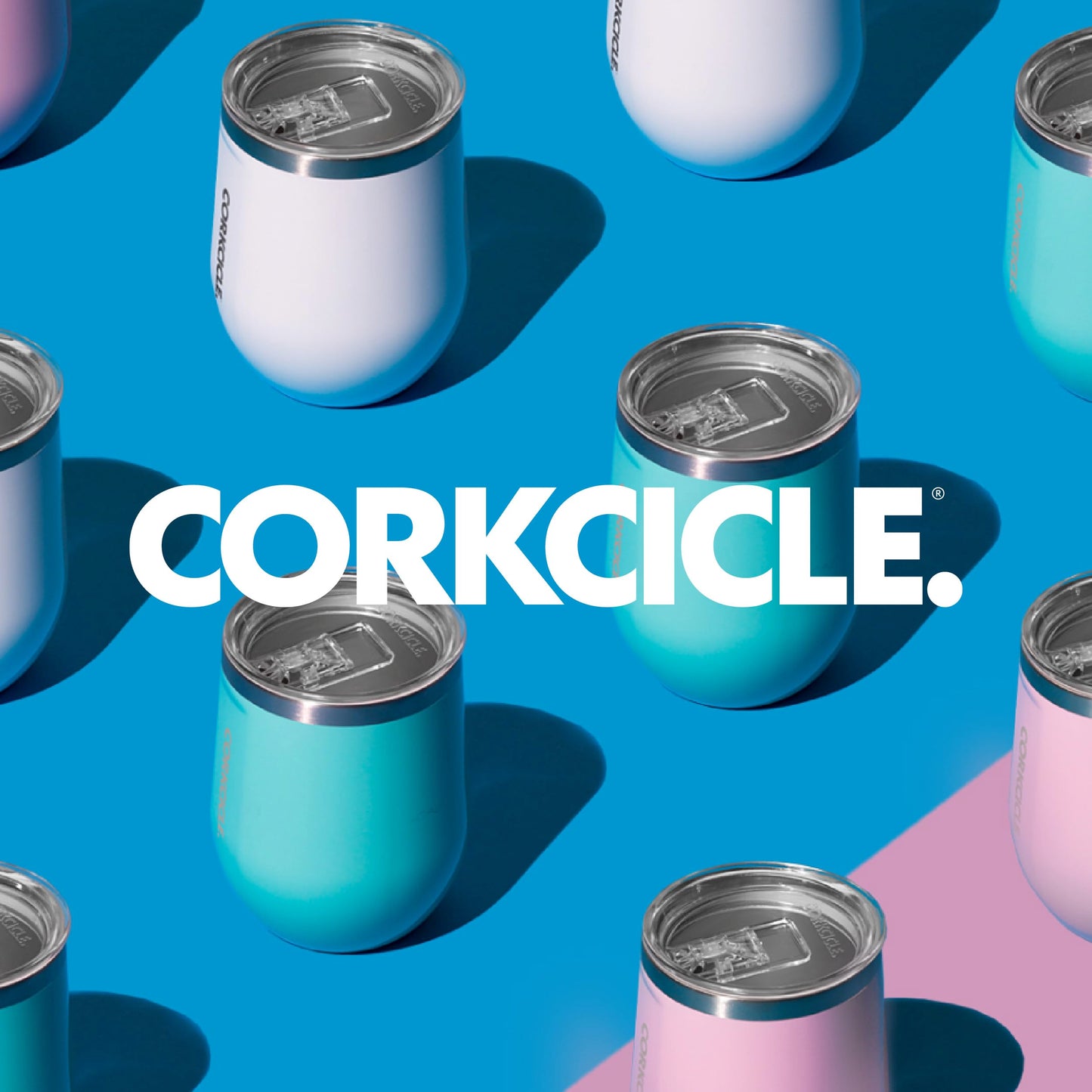 Corkcicle Stemless Insulated Wine Glass Tumbler, 12 oz – Stainless Steel Stemless Wine Glass Keeps Beverages Cold for 6 Hrs, Hot for 3 Hrs