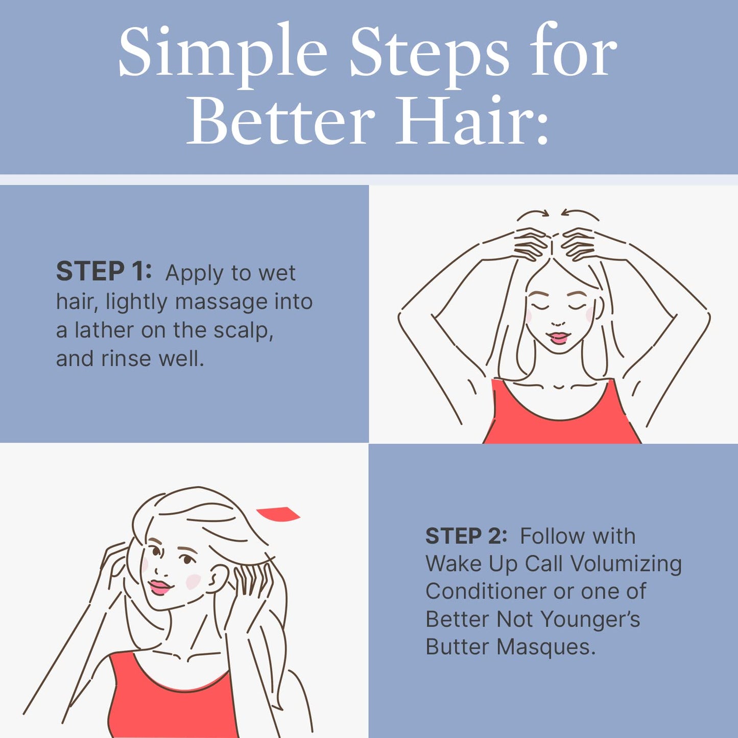 Better Not Younger Wake Up Call Volumizing Shampoo oz. - for & Hair
