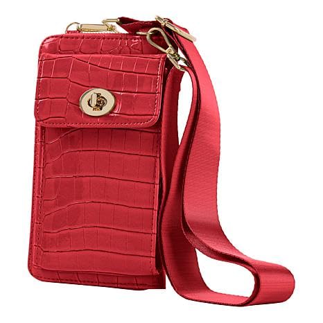 Samantha Brown To-Go Croco Phone Crossbody