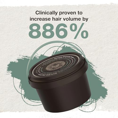 Tweak’d by Nature - Rise & Shine Cleansing Volumizing Hair Scrub for Scalp Treatment, Super Size Exfoliating Scrub for Thicker-Looking Hair, with Rhassoul Lava Clay, Cruelty Free (16 ounces)