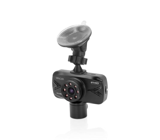 Minolta MNCD355X 2-Channel 1080p Car Camcorder w/2.7" LCD & Interior Camera