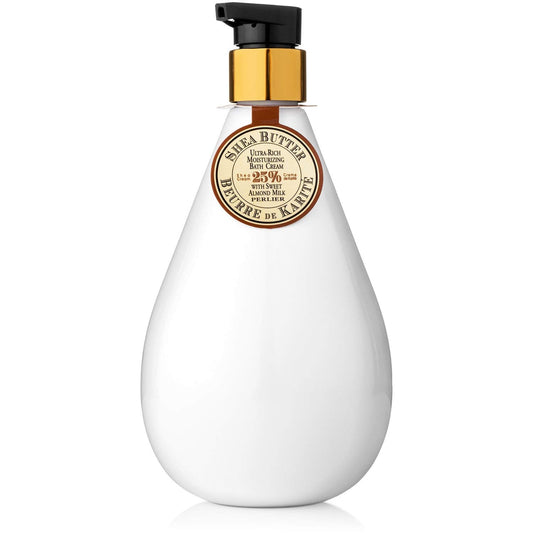 Perlier Shea Butter with Sweet Almond Milk Ultra Rich Moisturizing Bath Cream 16.9 fl oz