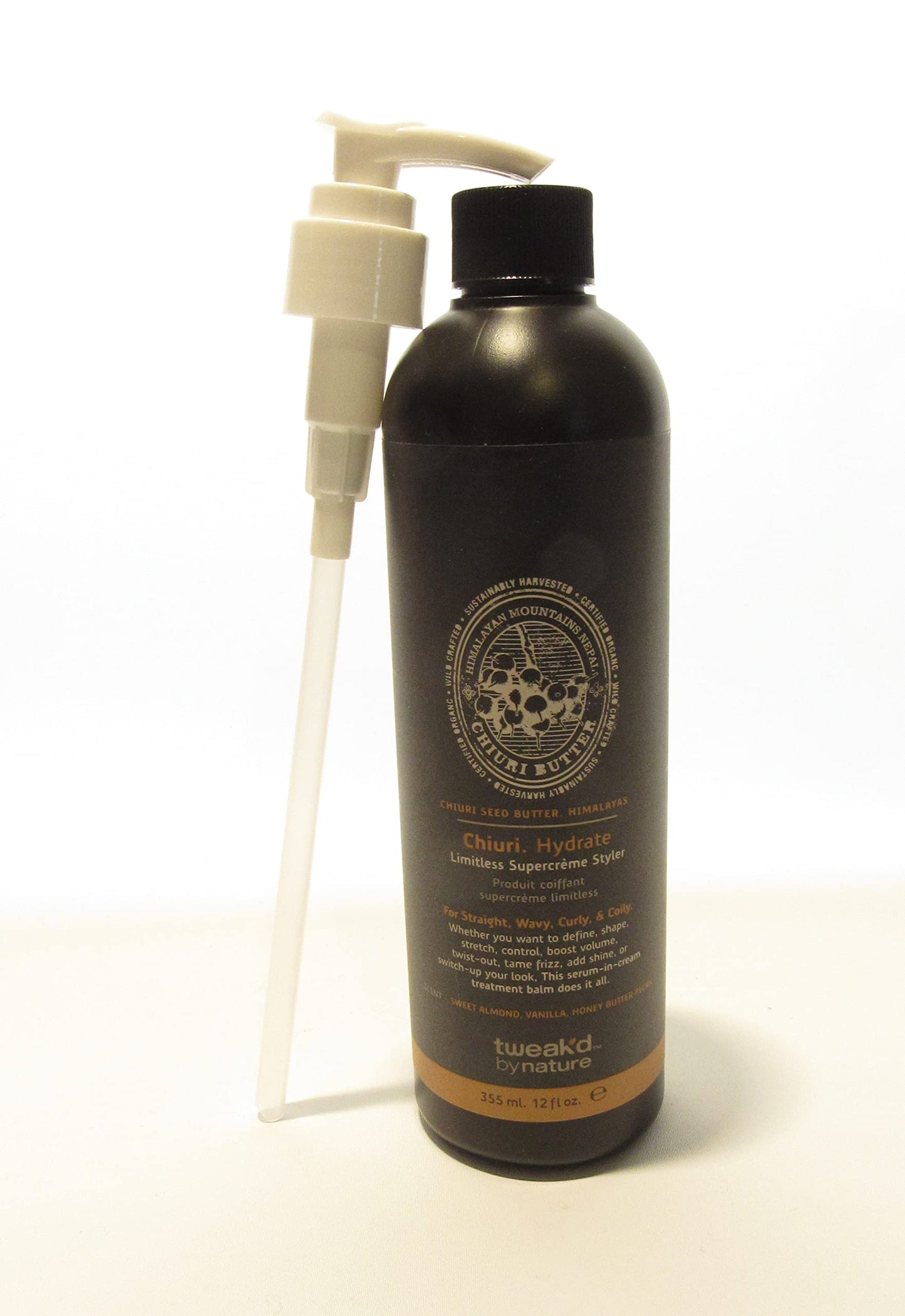 Tweak'd Chiuri Hydrate Limitless Supercreme Styler 12 fl oz with pump