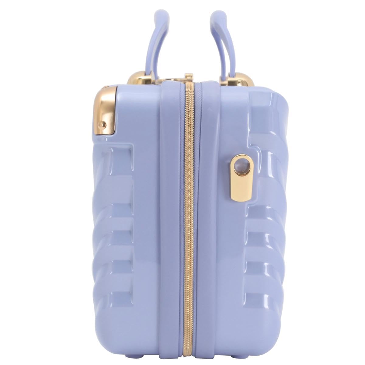 Marcy McKenna Hamptons Collection Hard Side Beauty Cosmetic Case - Iced Periwinkle