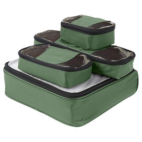 Samantha Brown 4-piece Slim Line Packing Cubes Set