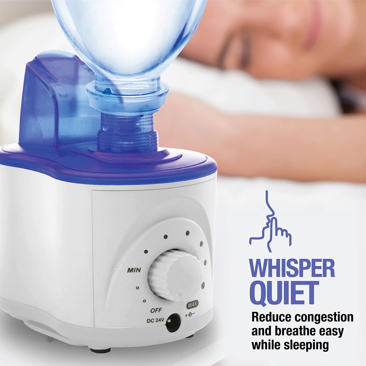 Bell+Howell Ultrasonic Personal Portable Humidifier-Cool Mist- lasts up to 12 hours per water bottle