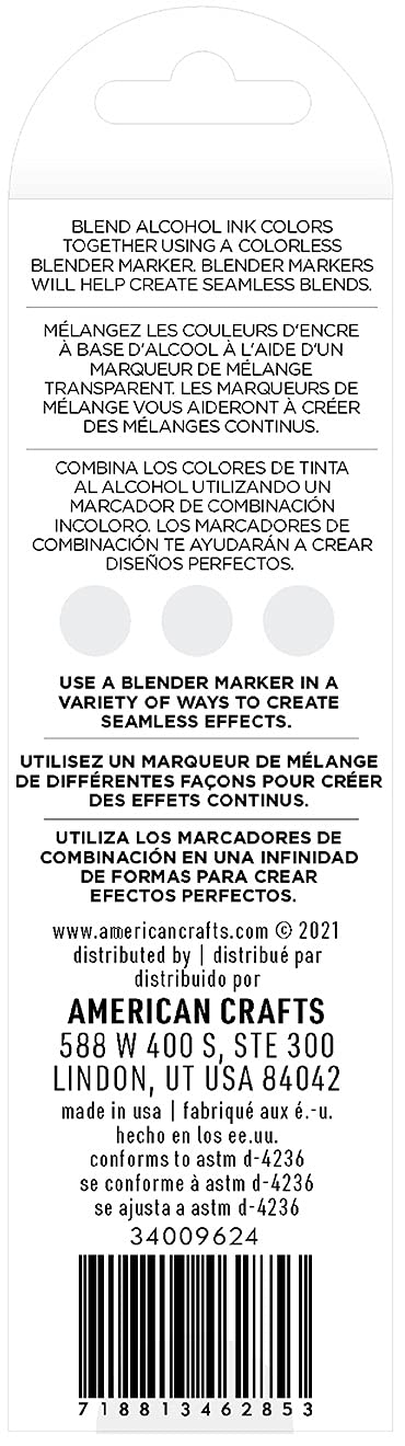 American Crafts Sketch Markers 3/PKG, Colorless Blenders