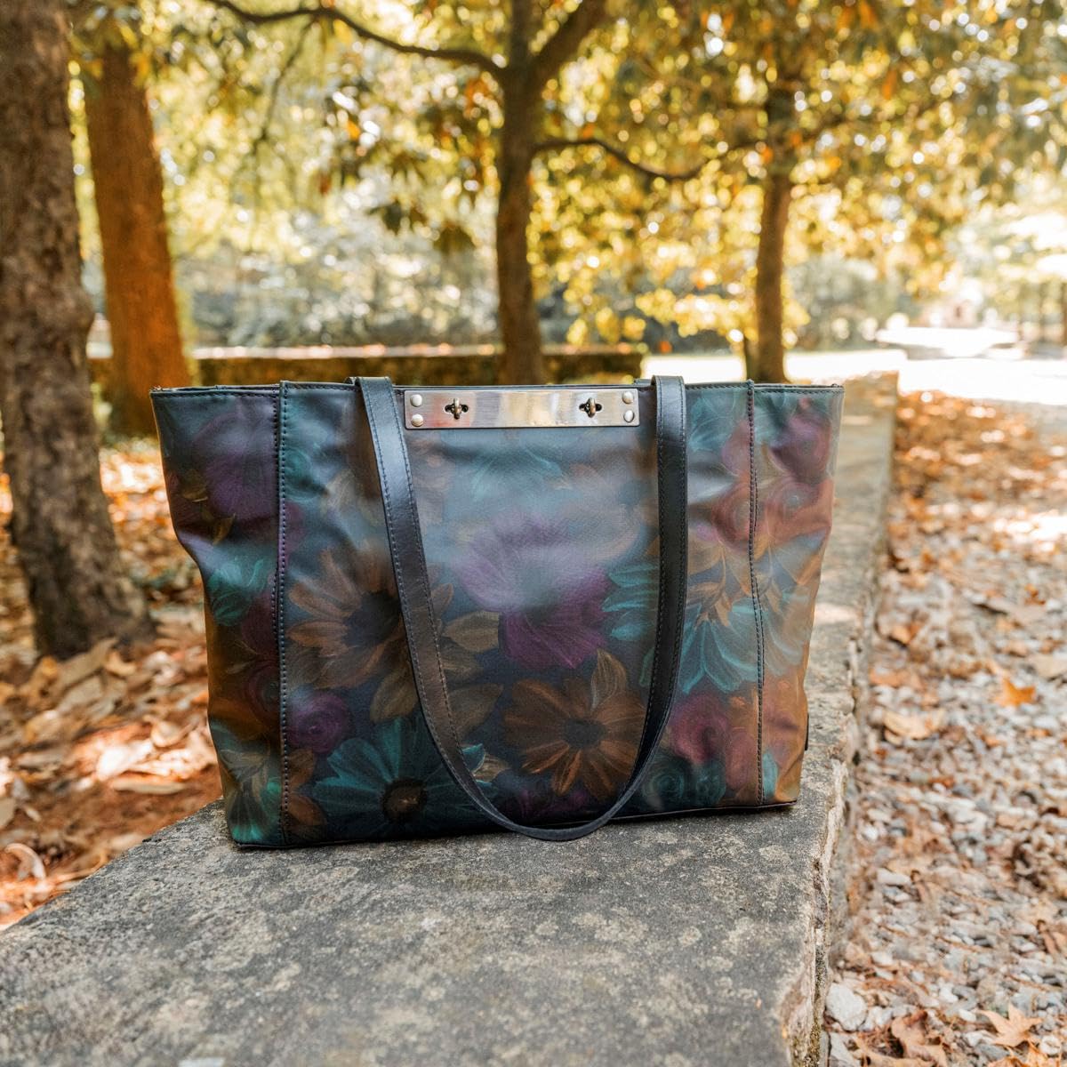 Patricia Nash Silvi Travel Tote, Peruvian Painting