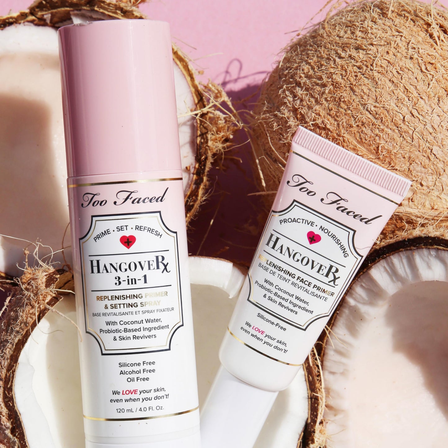 Too Faced Hangover 3-in-1 Primer & Setting Spray |Long Lasting + Hydrating