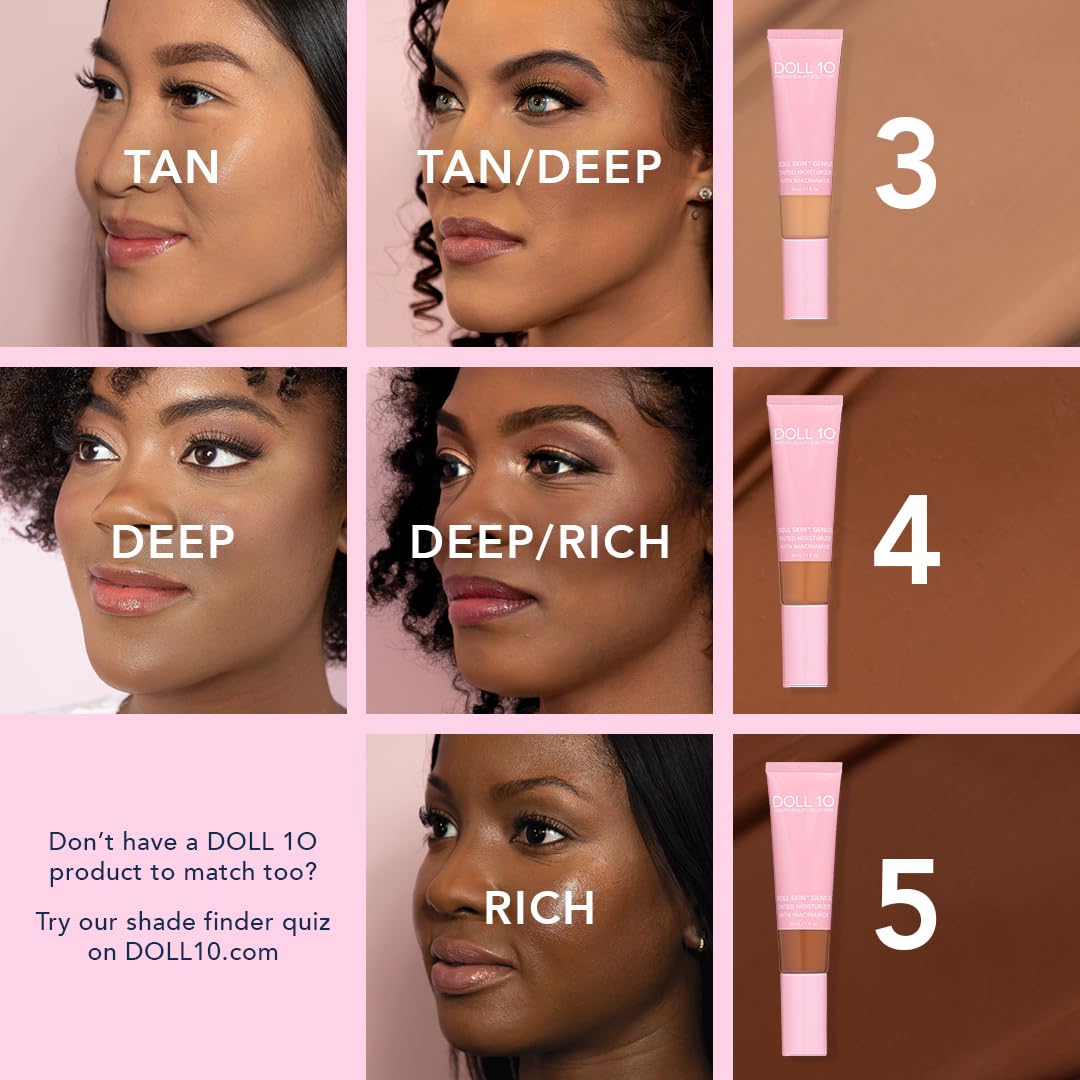 DOLL SKIN GENIUS™ TINTED MOISTURIZER WITH PLANT BASED COLLAGEN