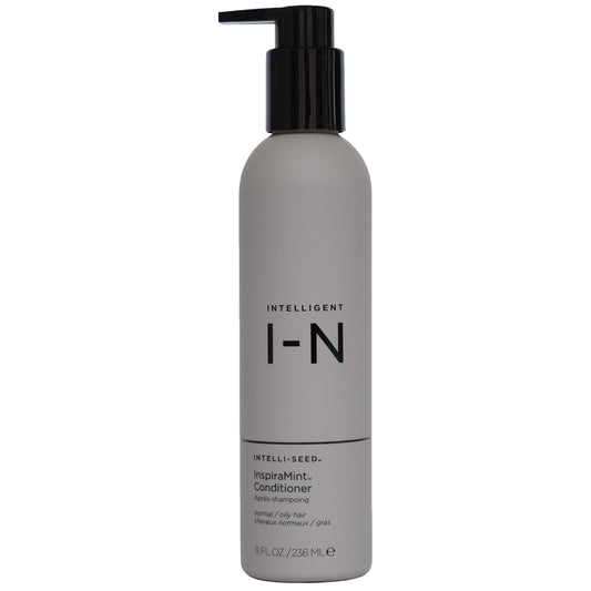 Intelligent Nutrients InspiraMint Invigorating Conditioner - Formerly PureLuxe Conditoner - Hydrating, Non-Toxic Hair Care with Peppermint & Spearmint Oil - New Look, Same Tingle (8 oz)