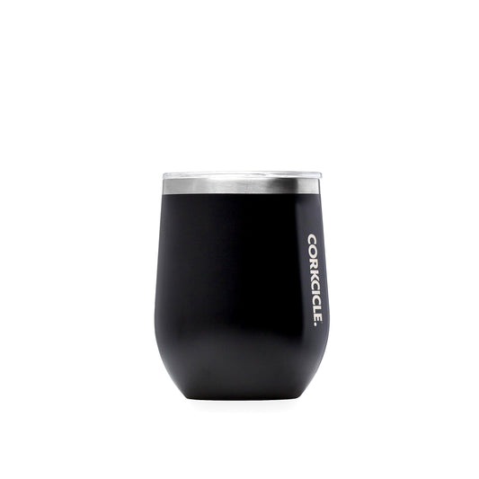 Corkcicle Stemless Insulated Wine Glass Tumbler, 12 oz – Stainless Steel Stemless Wine Glass Keeps Beverages Cold for 6 Hrs, Hot for 3 Hrs