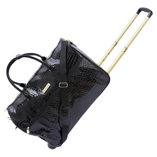 Samantha Brown Wheeled Weekender - Black -