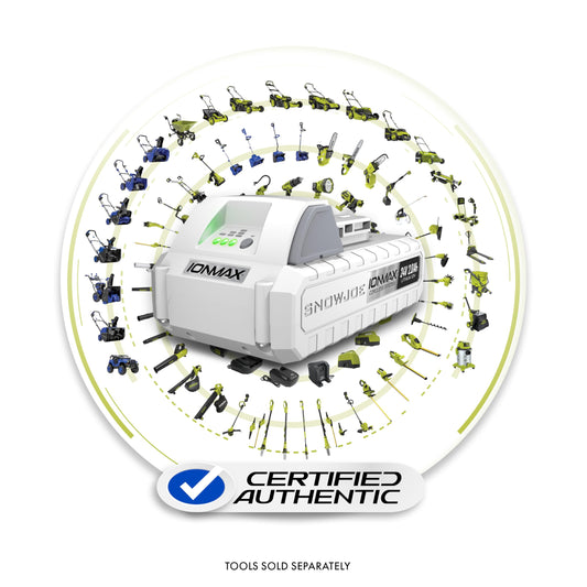 Snow Joe Certified Authentic IONMAX 24-Volt Lithium-ION Battery, Universal for All Joe Brands (Sun Joe, Auto Joe, Power Joe) Devices, Battery Management System, OEM Product (2.0, Amps)